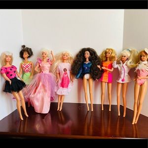 Vintage Barbie doll lot of 8